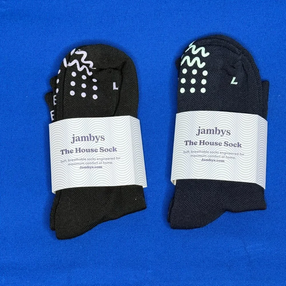 2 PACK Jambys House Socks NWT